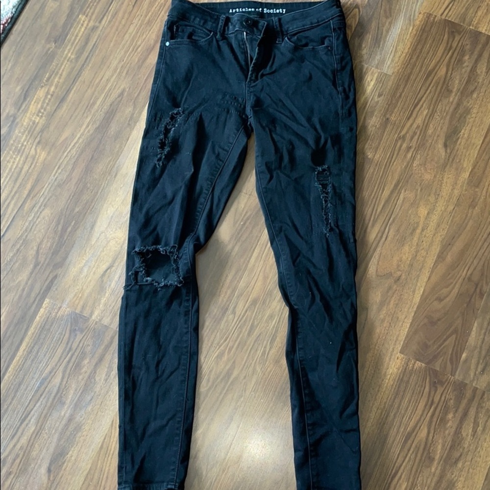 Articles of society distressed skinny jeans